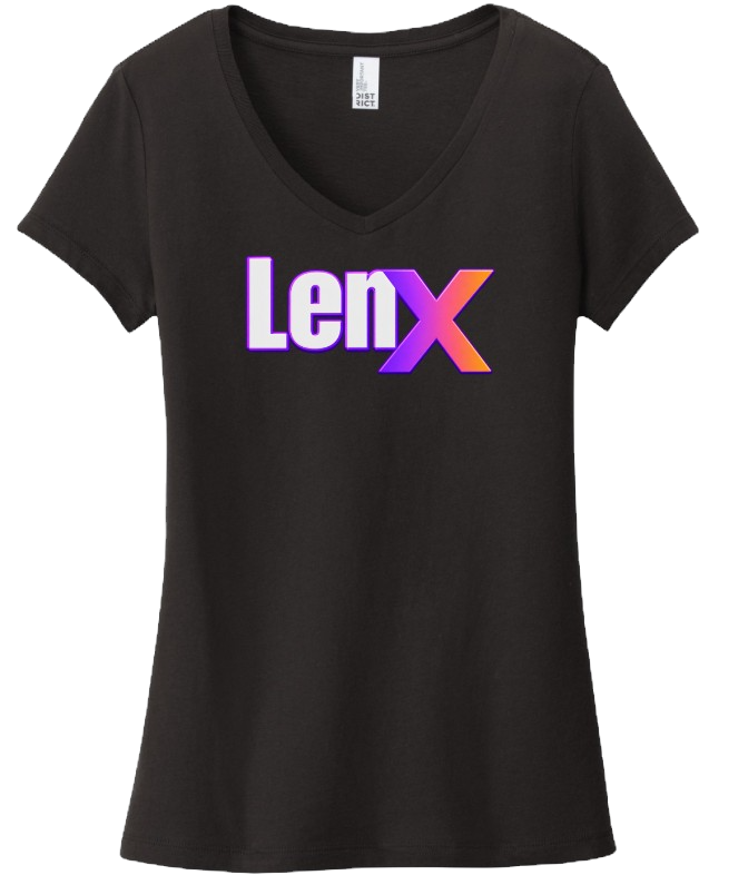 LenX Signature V-Neck Tee