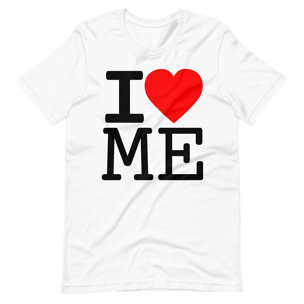 Thumbnail: "I HEART ME" WTE Unisex staple eco t-shirt