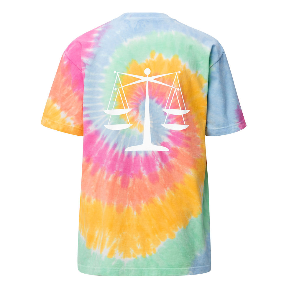 Thumbnail: Oversized tie-dye t-shirt