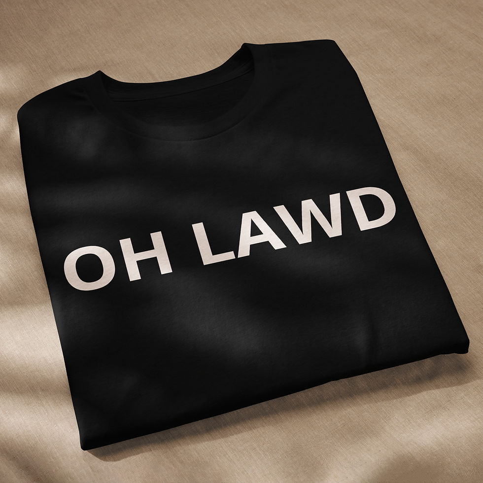 Thumbnail: "OH LAWD" BLK Unisex staple eco t-shirt