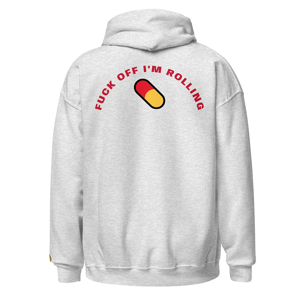 Thumbnail: F*CK OFF I'M ROLLING Hoodie | Gildan 18500