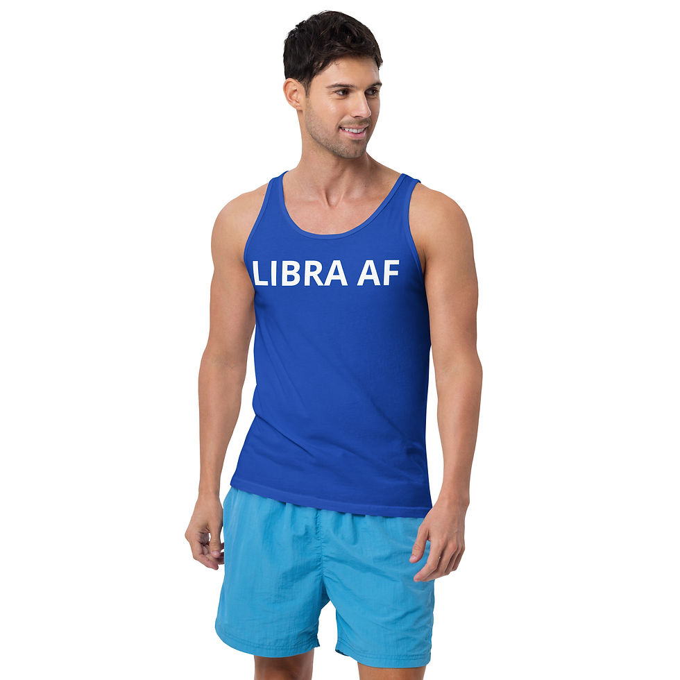 Thumbnail: "LIBRA AF" Men's Tank Top