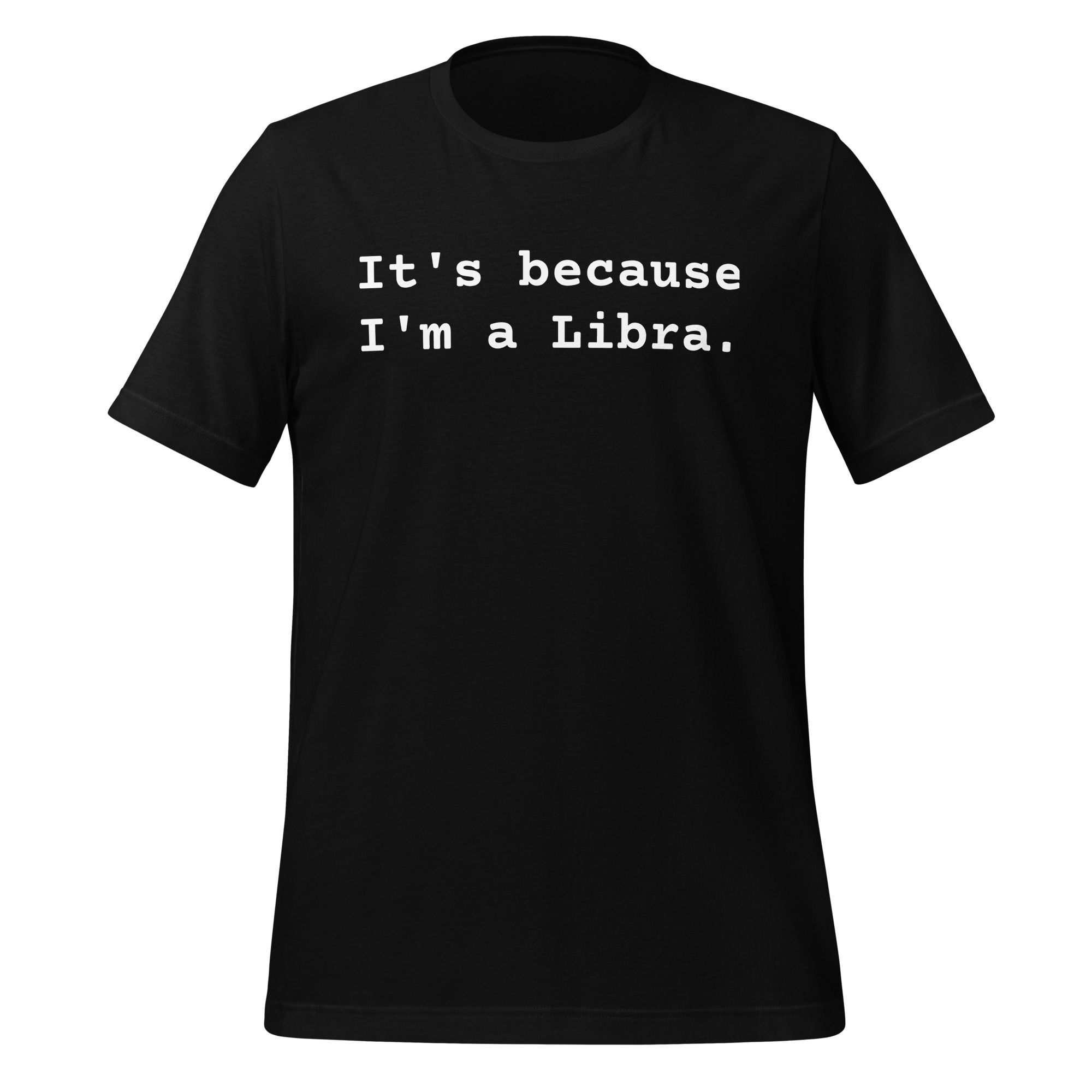"BC I'M A LIBRA" BLK Unisex staple eco t-shirt