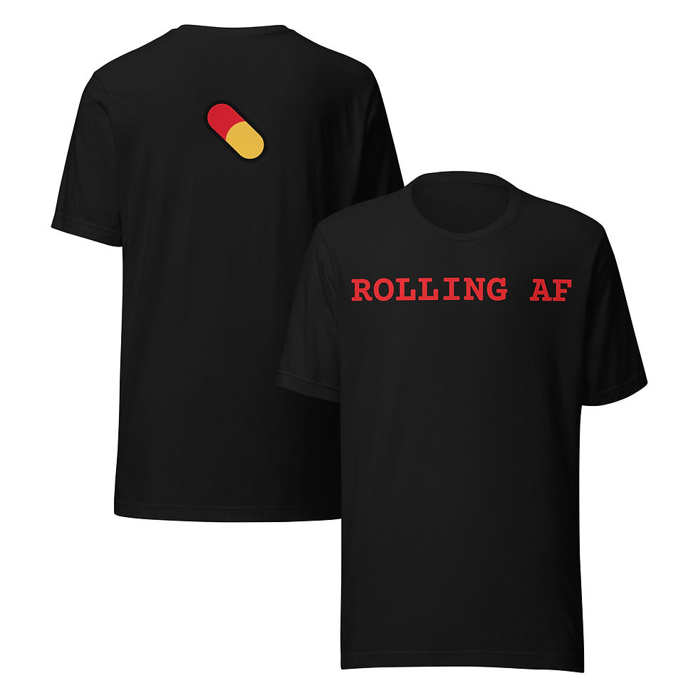 Thumbnail: ROLLING AF PILL T-Shirt | Bella + Canvas 3001