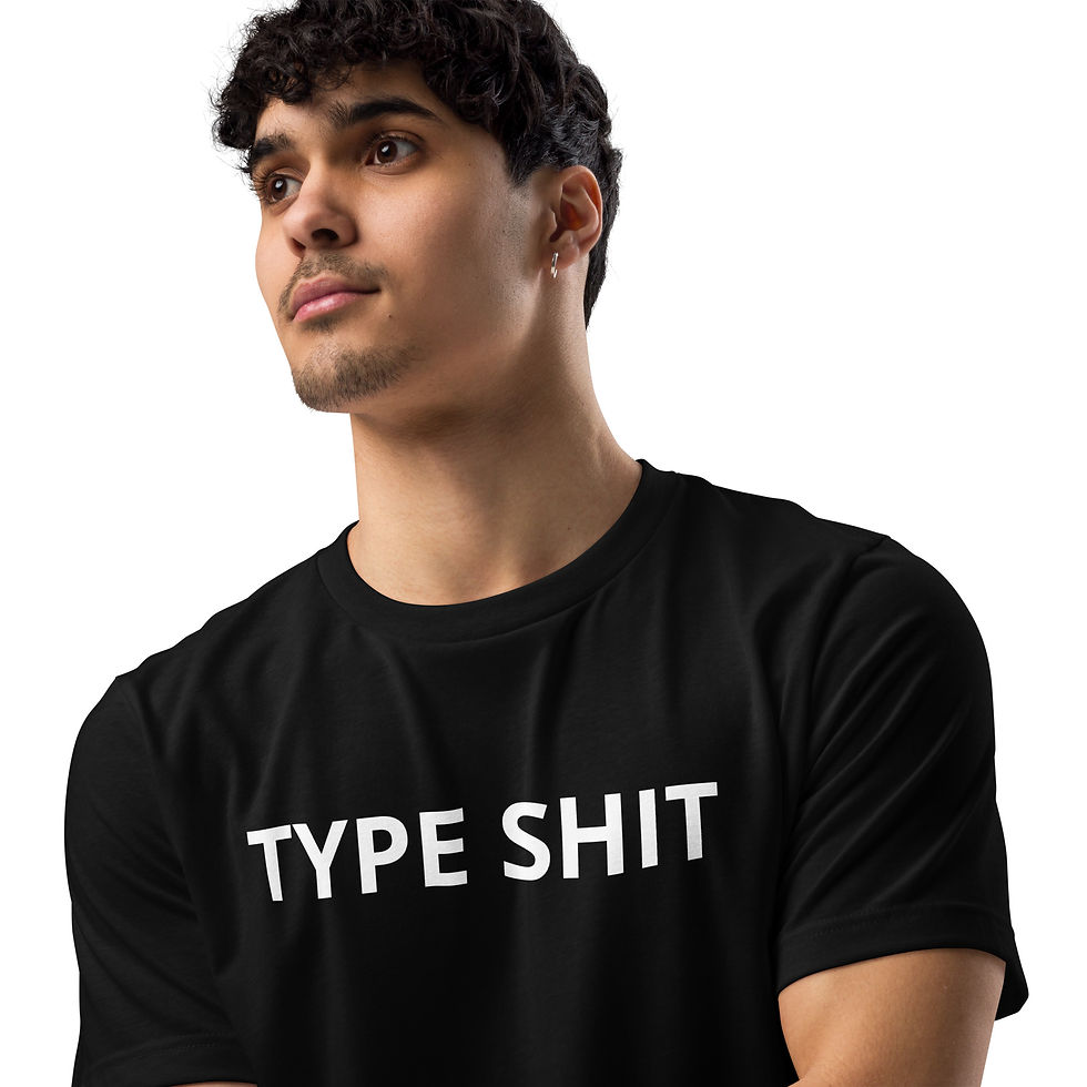 Thumbnail: TYPE SH*T Unisex staple eco t-shirt
