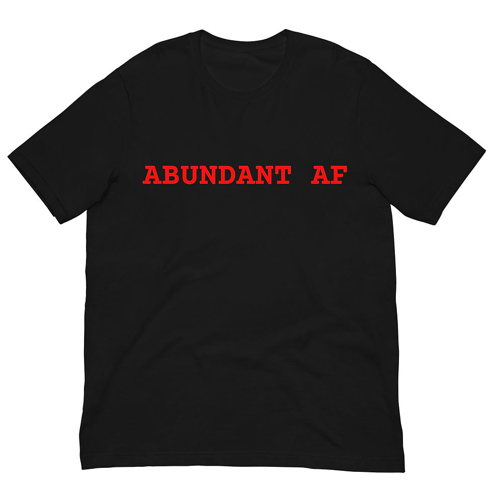 Thumbnail: "ABUNDANT AF" Unisex t-shirt