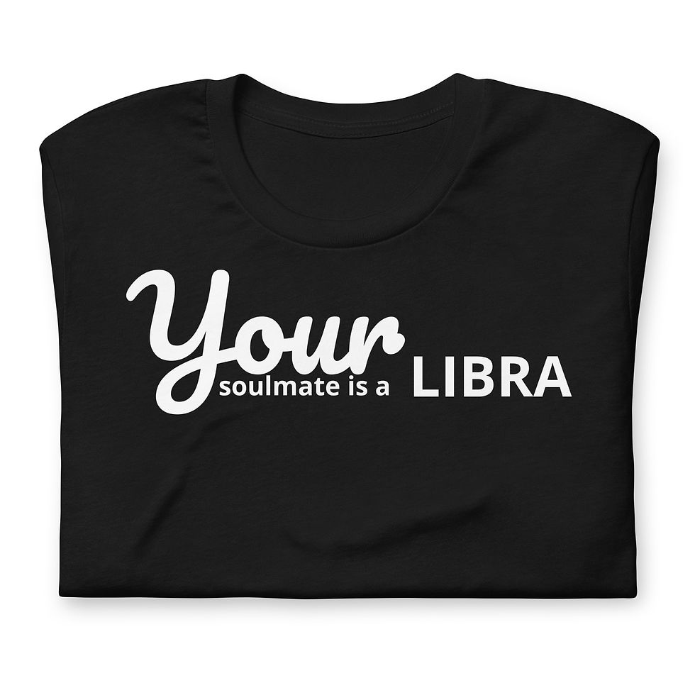 Thumbnail: LIBRA SOULMATE Unisex staple eco t-shirt