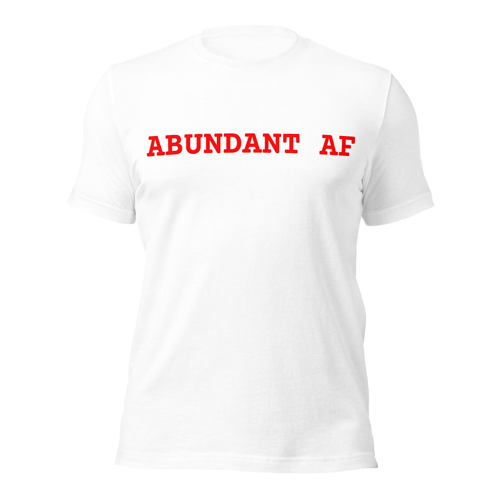 Thumbnail: "ABUNDANT AF" Unisex t-shirt