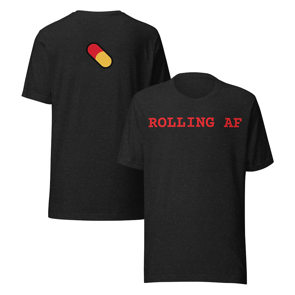 Thumbnail: ROLLING AF PILL T-Shirt | Bella + Canvas 3001