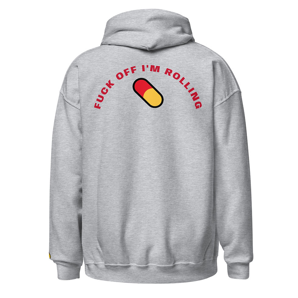 Thumbnail: F*CK OFF I'M ROLLING Hoodie | Gildan 18500