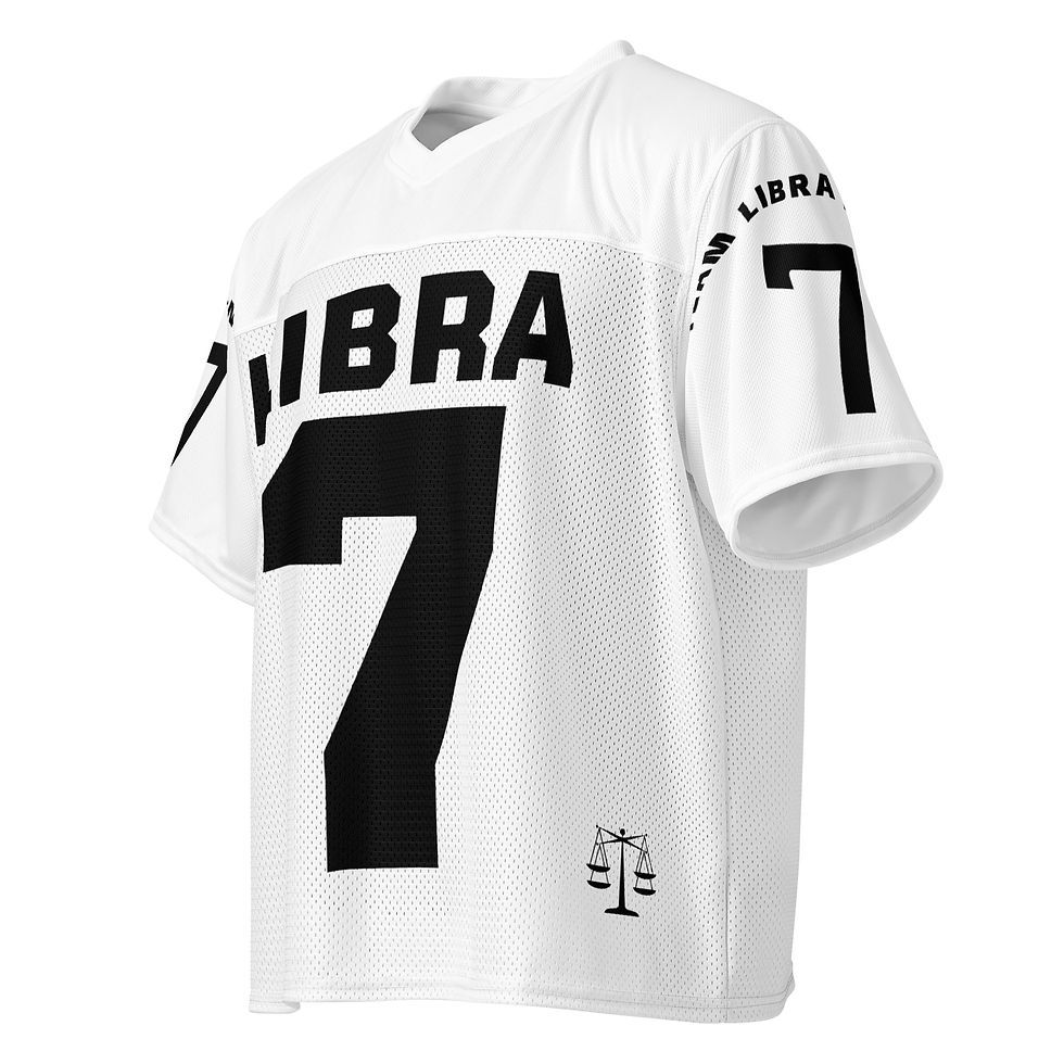 Thumbnail: LIBRA 7 Boxy football jersey