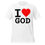 Thumbnail: "I HEART GOD" WTE Unisex staple eco t-shirt