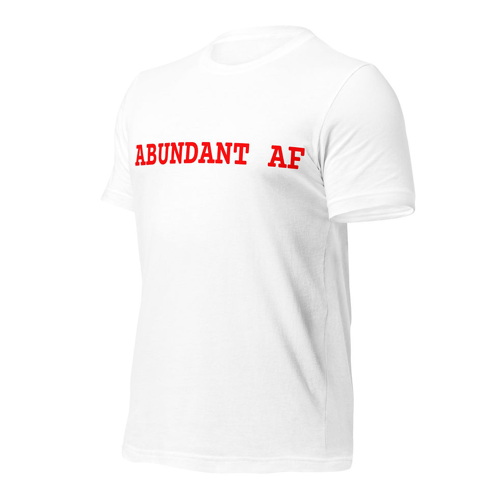 Thumbnail: "ABUNDANT AF" Unisex t-shirt