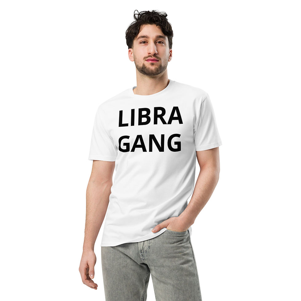 Thumbnail: Unisex premium "Libra Gang" t-shirt