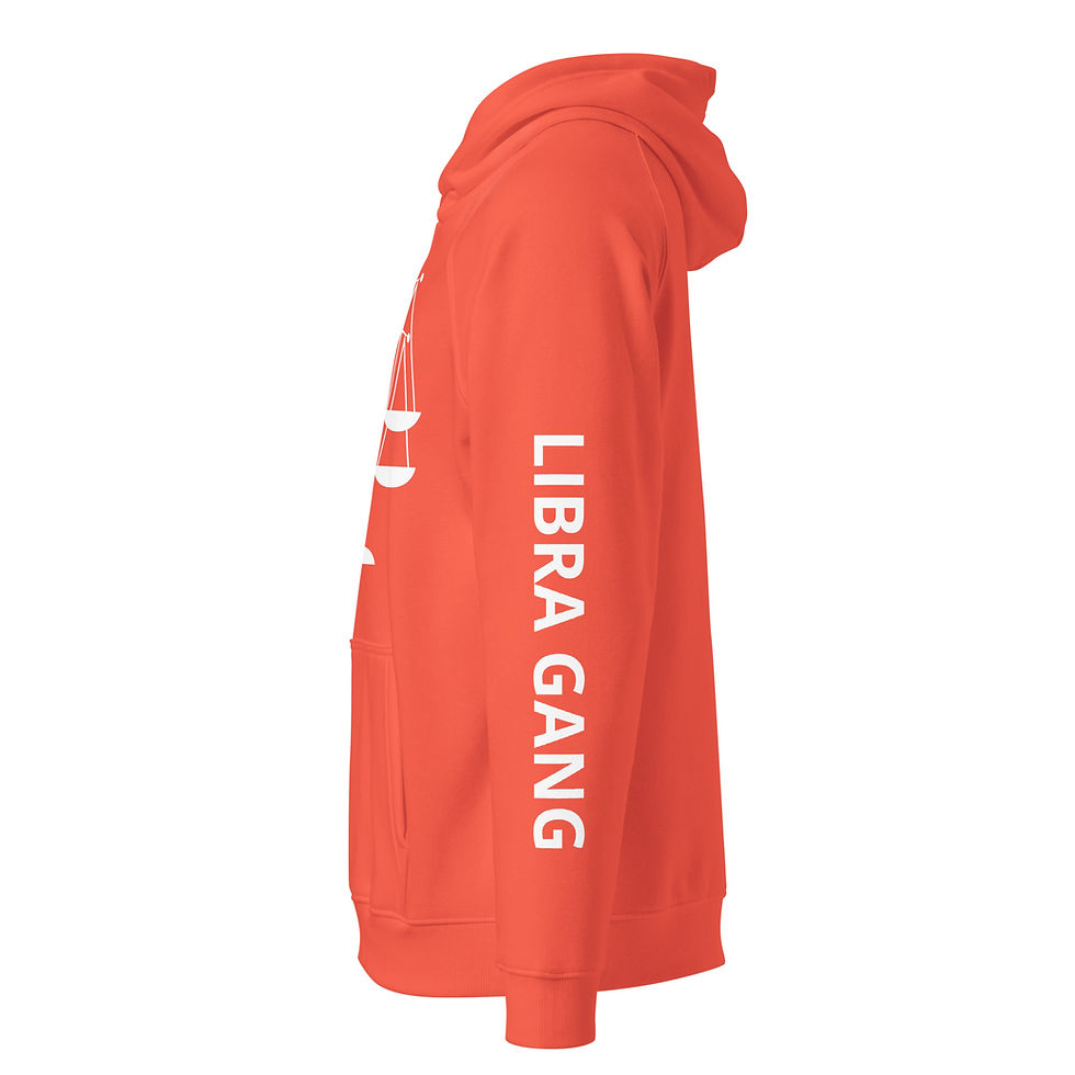 Thumbnail: LIBRA SCALE Unisex eco raglan hoodie