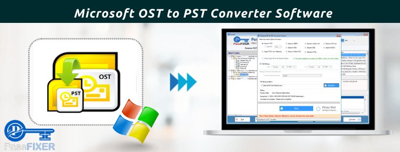 Microsoft OST to PST Converter software content media