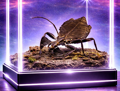חרק עלה – הסוואה מושלמת בטבע Leaf insect – perfect camouflage in nature