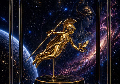 אתנה – אלת החוכמה והמלחמה האסטרטגית 🗿 Athena – Goddess of wisdom and strategic warfare