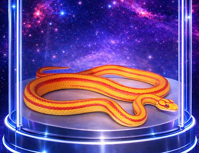 נחש תירס – זוחל לא ארסי Corn snake – non-venomous reptile