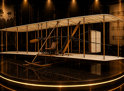 מטוס האחים רייט - המטוס הראשון בהיסטוריה The Wright Brothers Airplane - The First Airplane