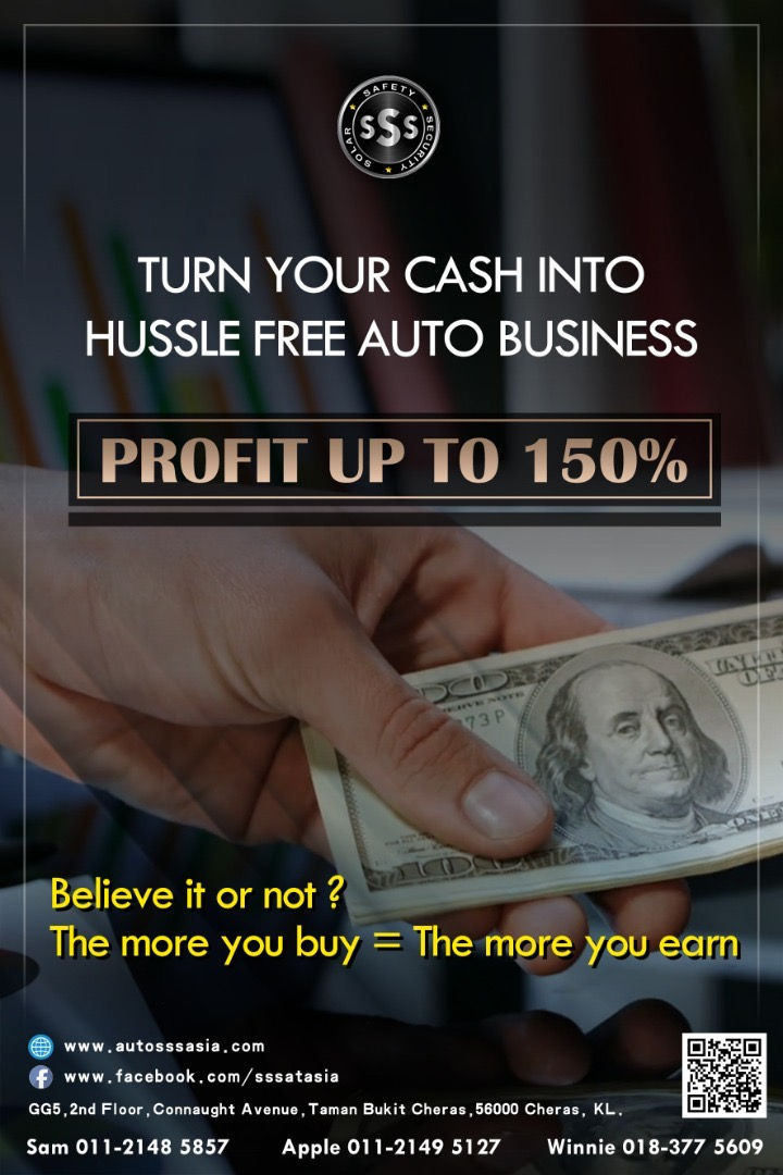 150% ROI. Capital RM600