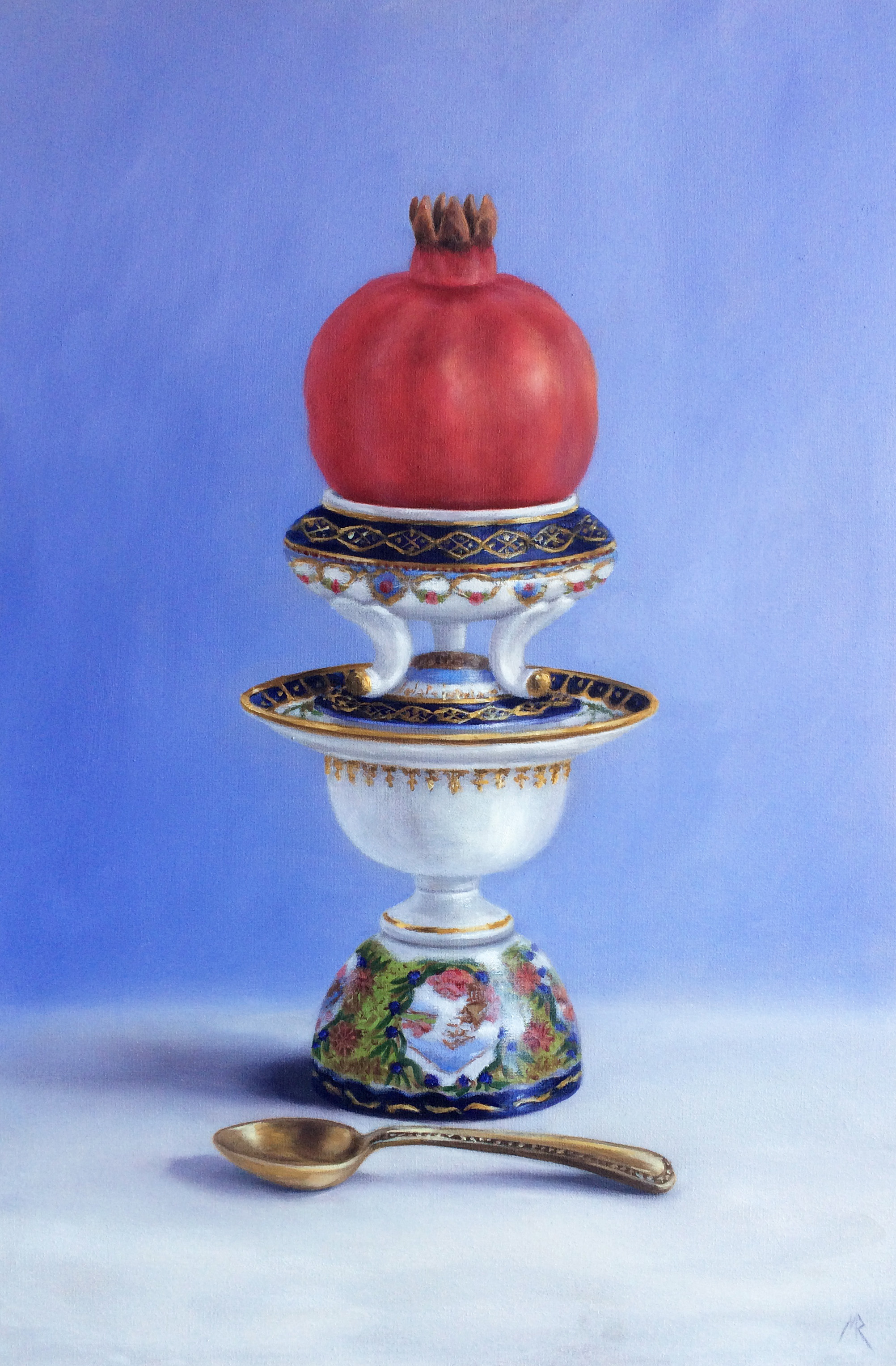 King of the Castle oil on canvas board 6