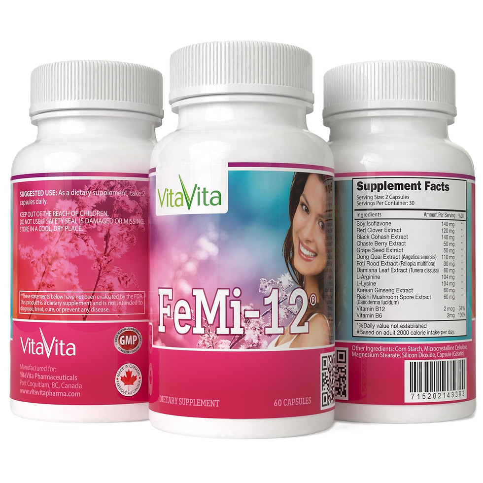 FeMi-12, Natural Aging Support Formula for Women (60 Capsules)