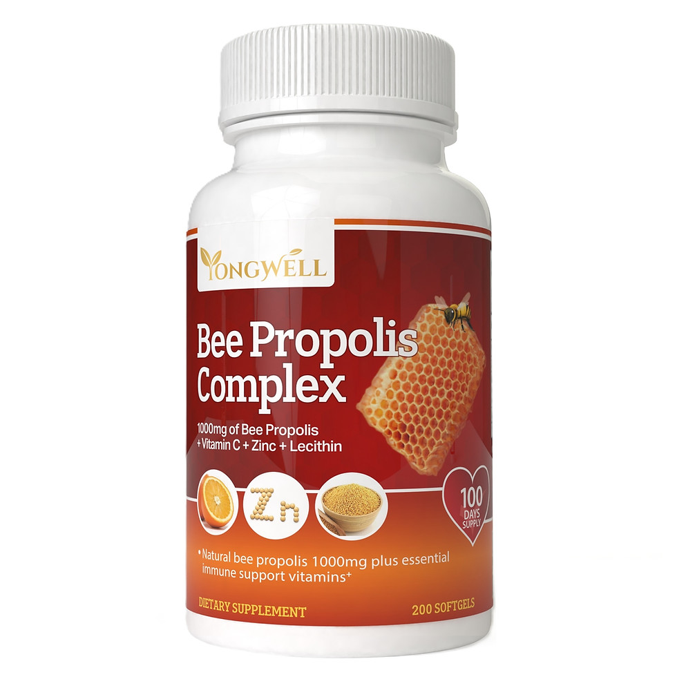 Super Bee Propolis Complex With Vitamin C, Zinc, and Lecithin (200 Capsules)