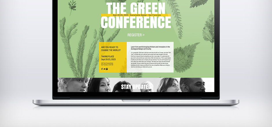 Eco-Conference Web Design