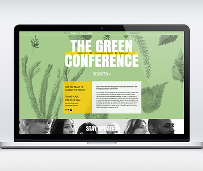 Eco-Konferenz Web Design
