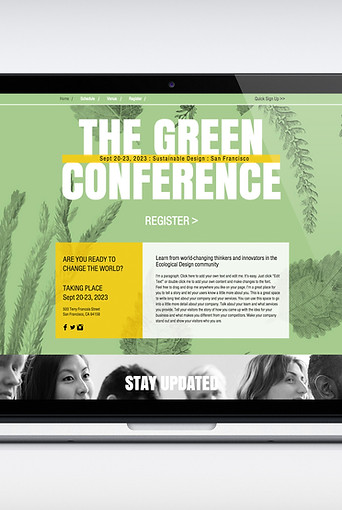 Eco-Conference Web Design