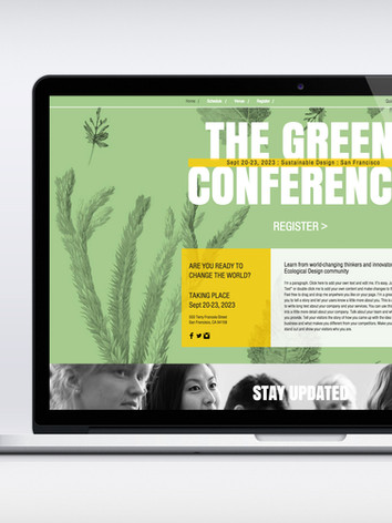 Eco-Conference Web Design