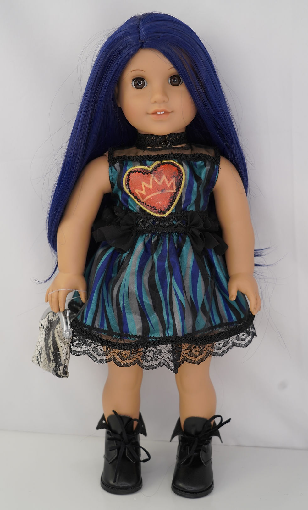 Descendant Evie party dress fits american girls and other 18" dolls