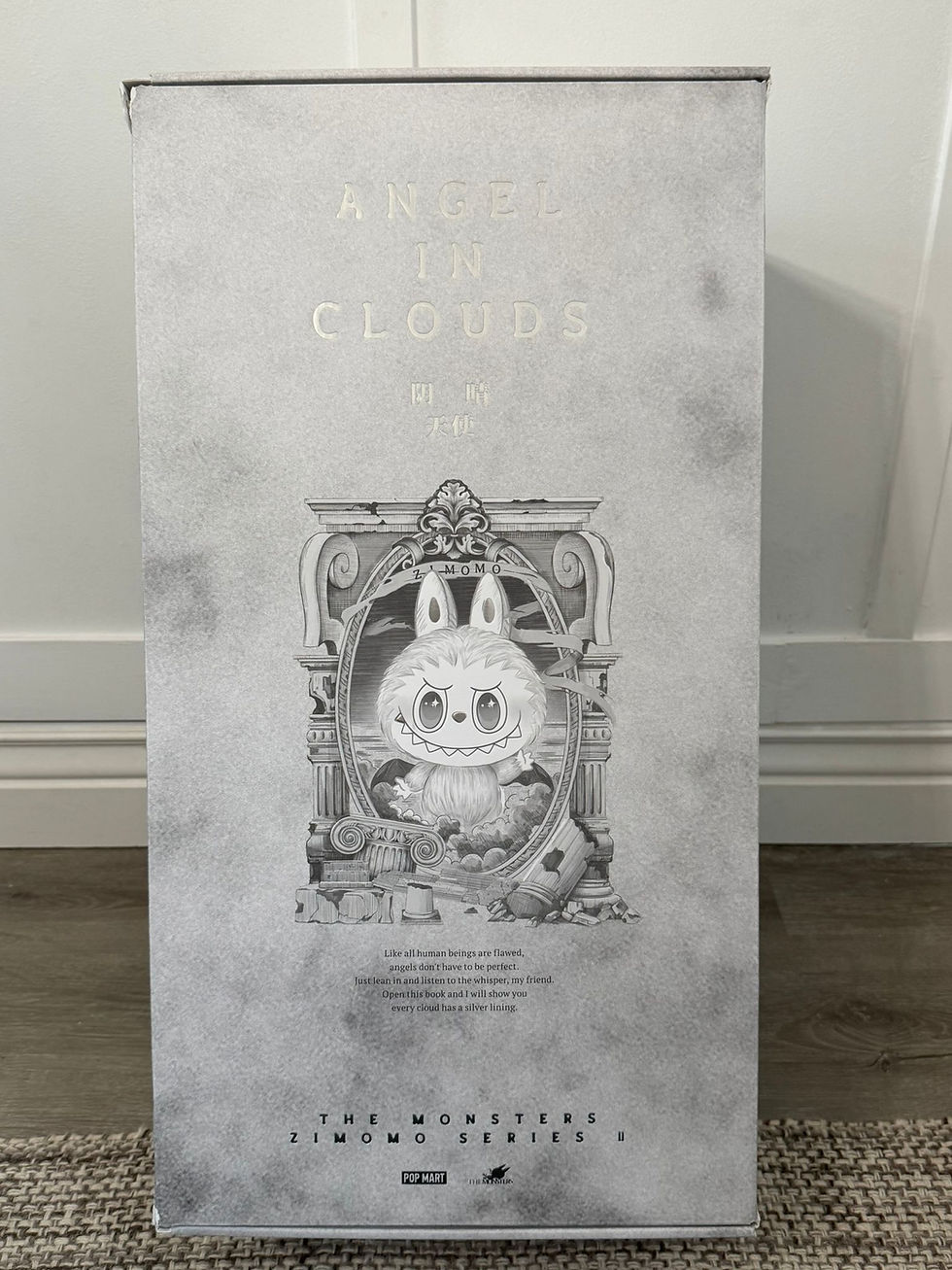 Thumbnail: popmart the monster zimomo angel in the clouds 58cm