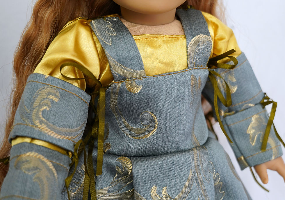 Thumbnail: My Lady renaissance dress fits American girl, gotz, and other 18" dolls