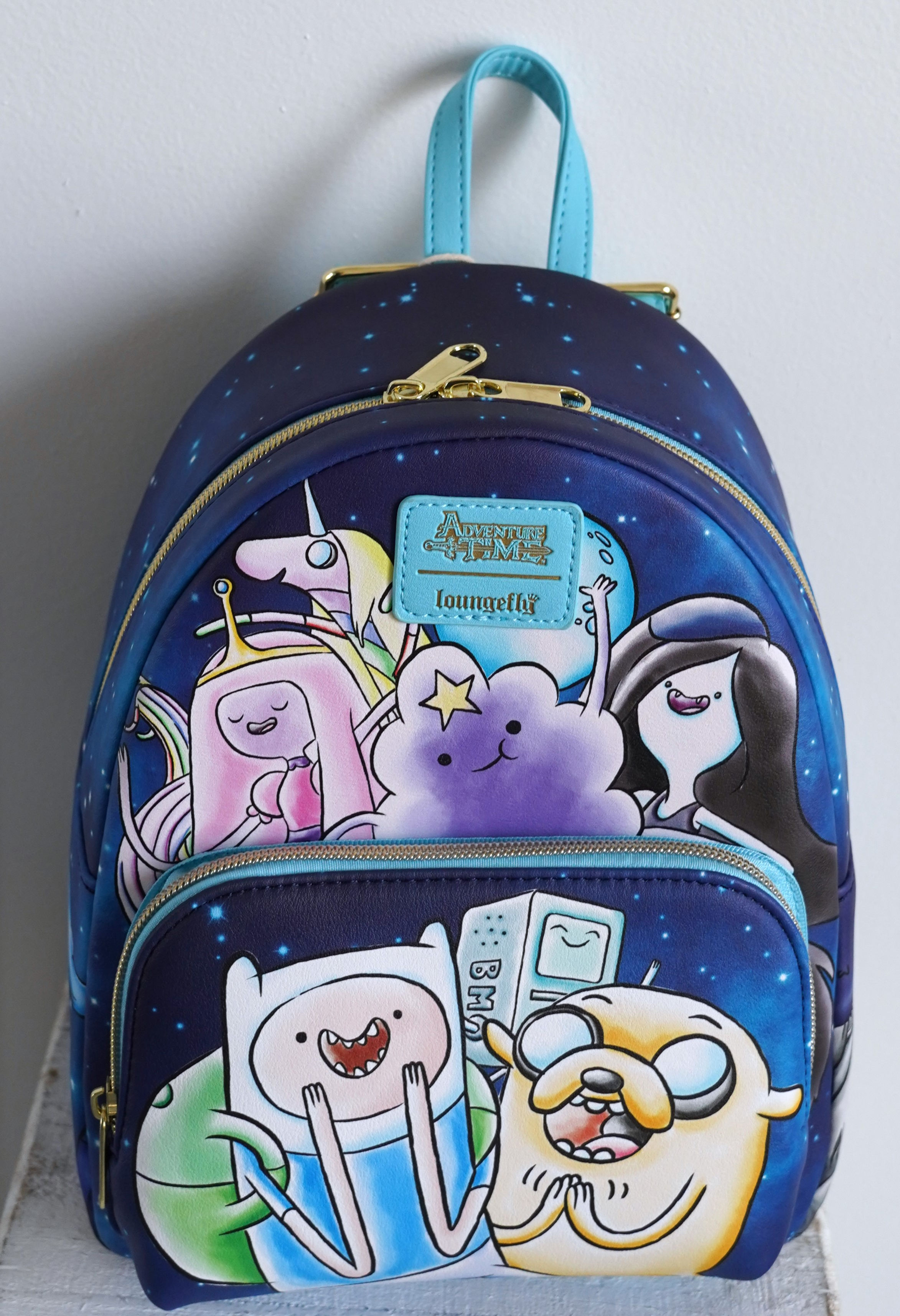 Loungefly Adventure Time Characters Mini Backpack