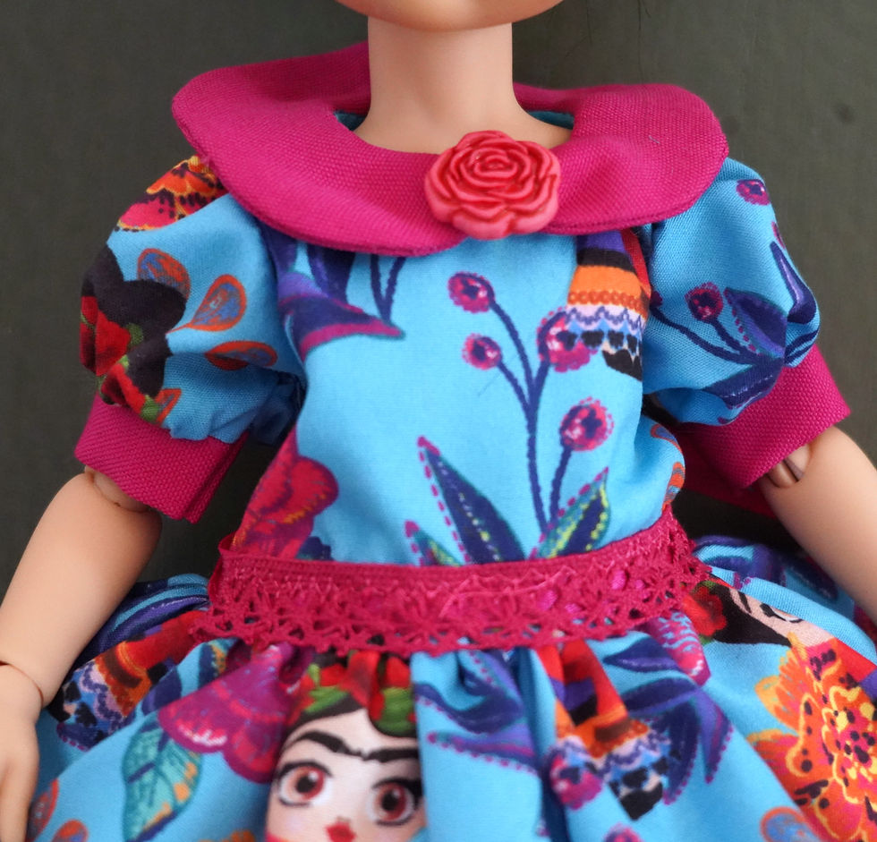 Thumbnail: Frida Kahlo dress  for Paola Reina, Ruby Red Syblies, Little Darling and other 1