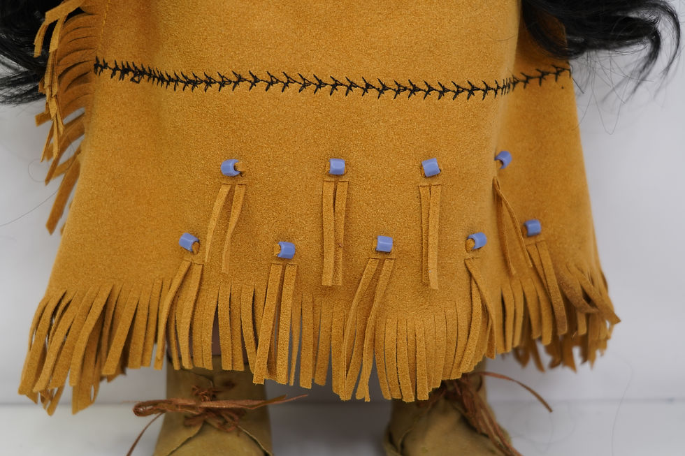 Thumbnail: Native American Nez Perce outfit fits american girl, gotz and other 18" dolls