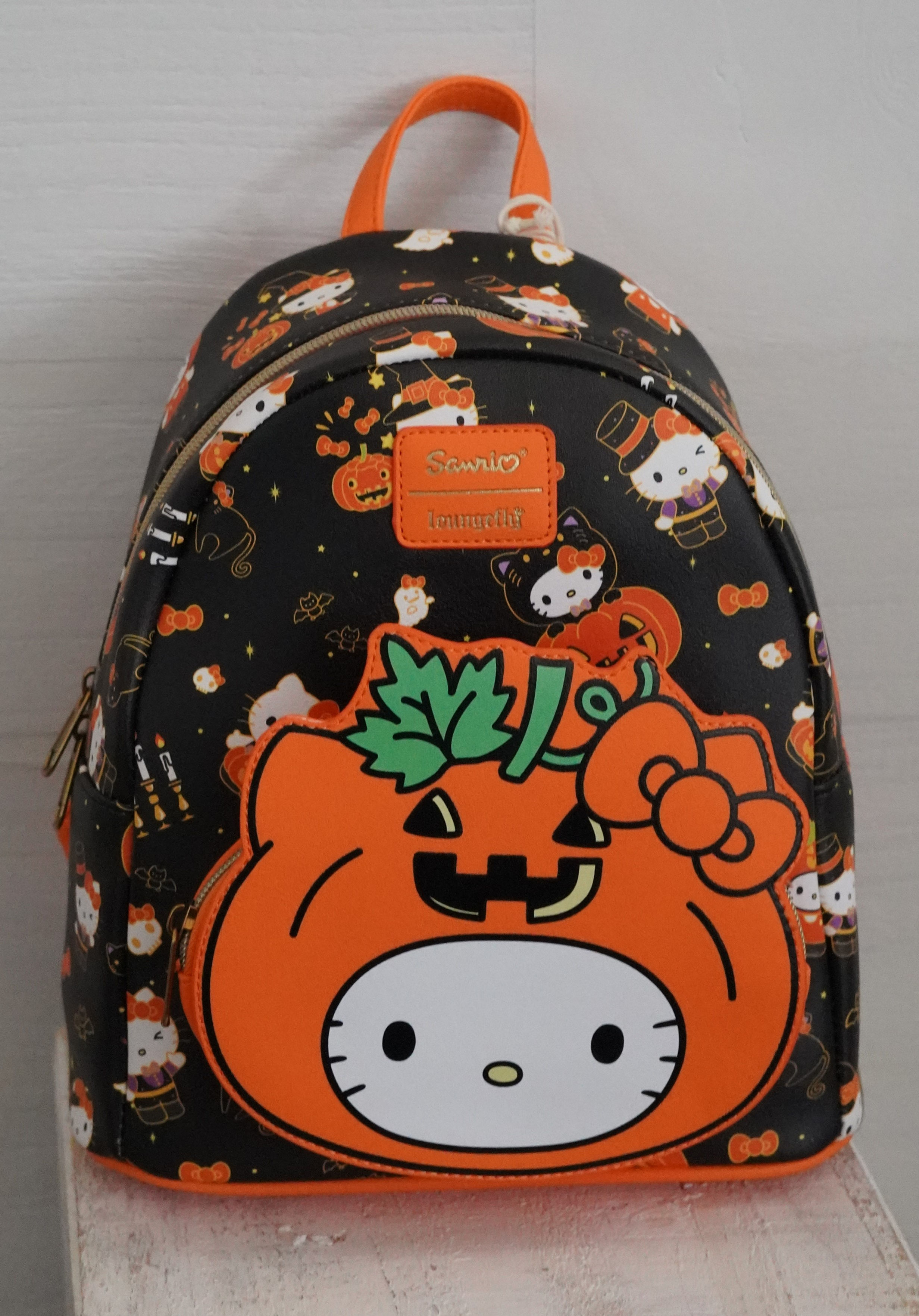 Loungefly Hello Kitty Pumpkin Mini Backpack