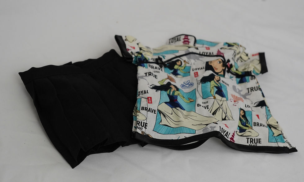 Thumbnail: Mulan disneybound outfit fits american girl, gotz, and other 18" dolls