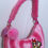 Thumbnail: The Powerpuff Girls Pink Heart Fuzzy Shoulder Bag