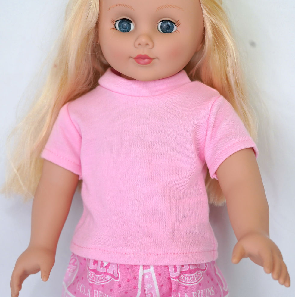 Thumbnail: UCLA pajama fits american girl and other 18" dolls
