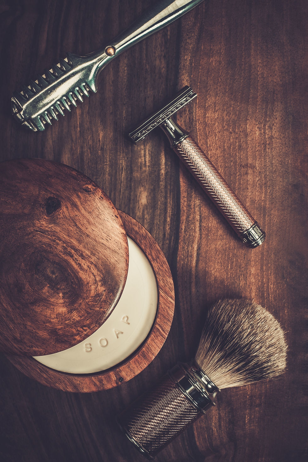 Set da barba vintage