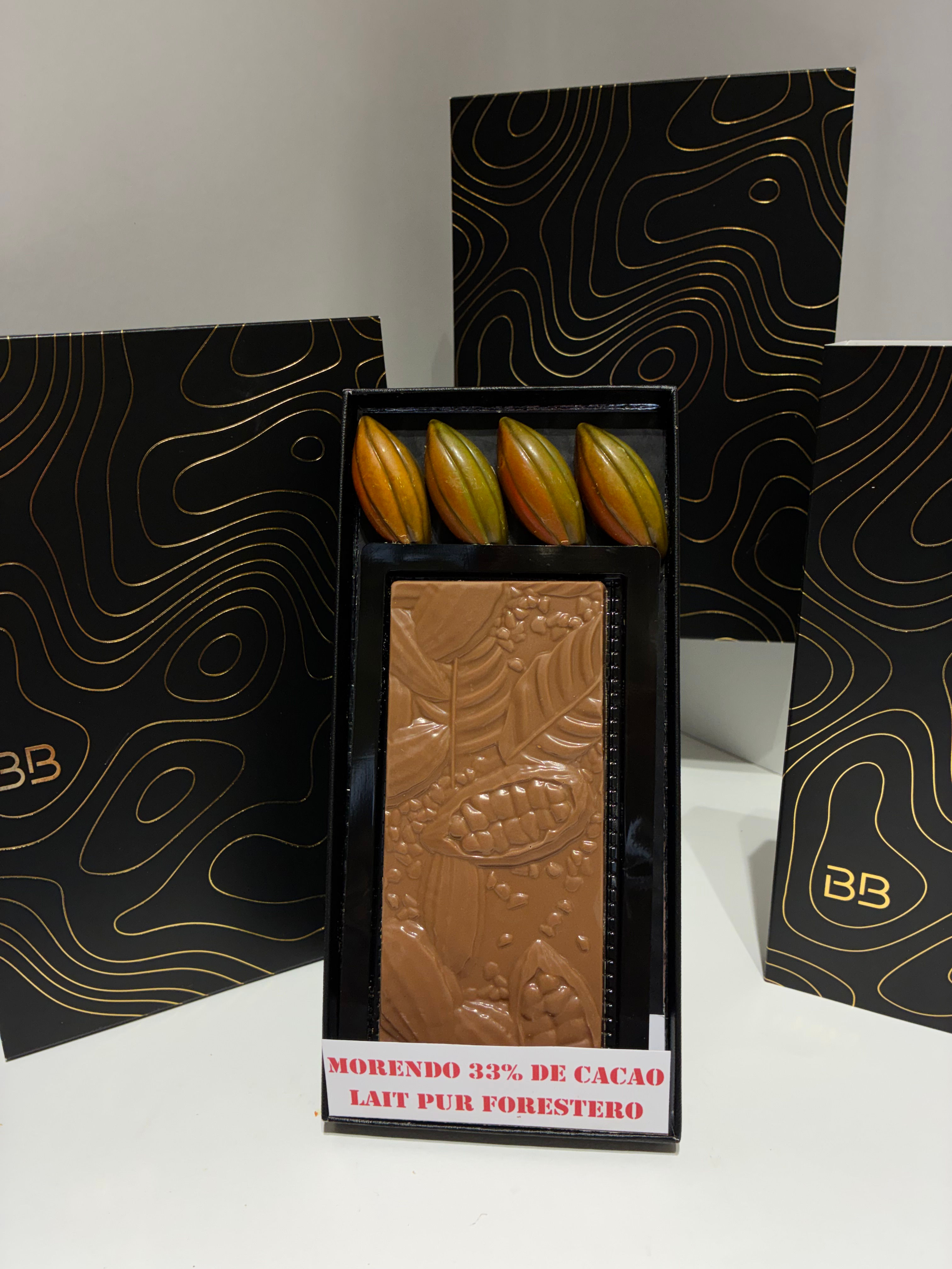 -Grand Cru- Morendo Tablette Chocolat Lait 32% de cacao lait pur Forestero