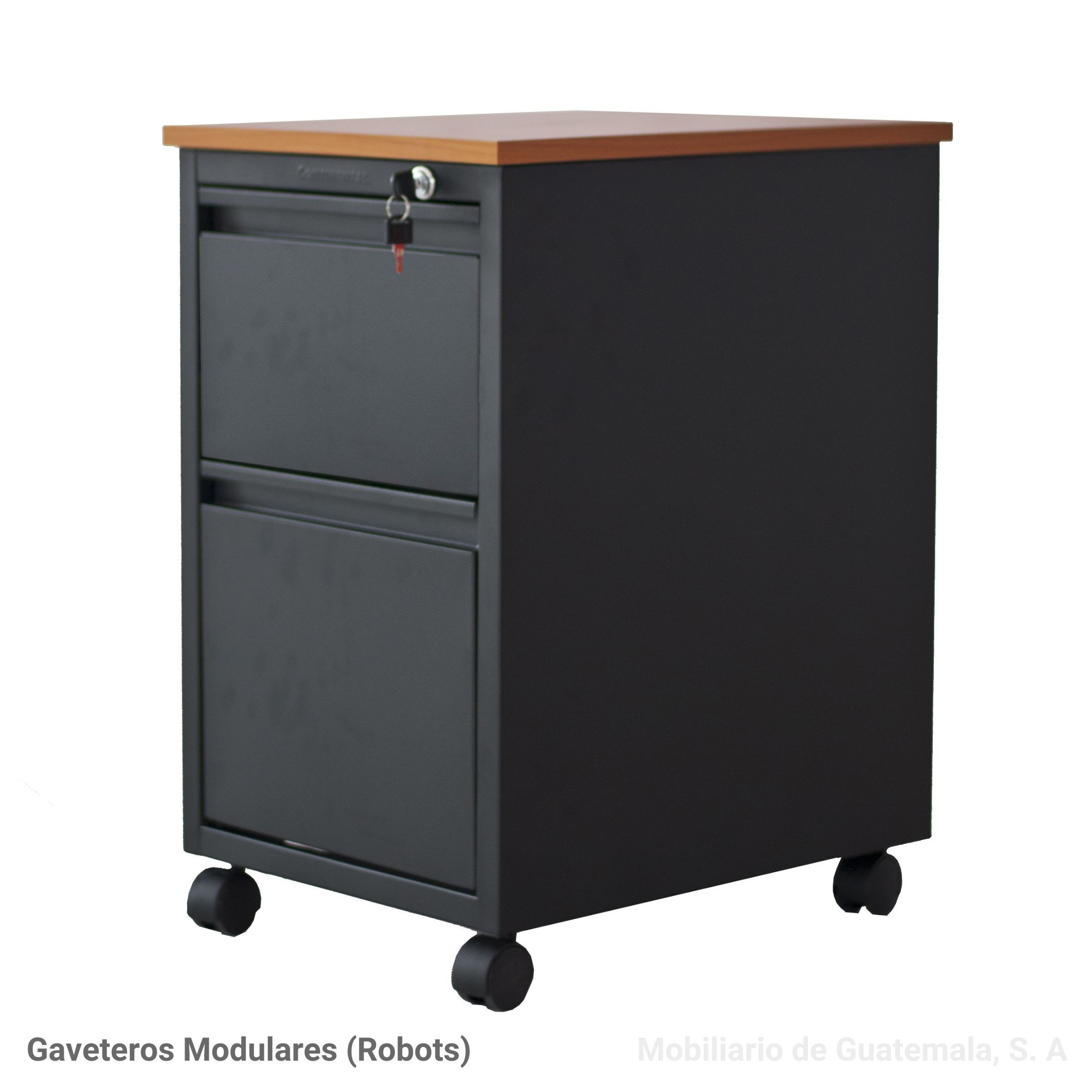 Robot con 2 Gavetas de Archivo Top Formica