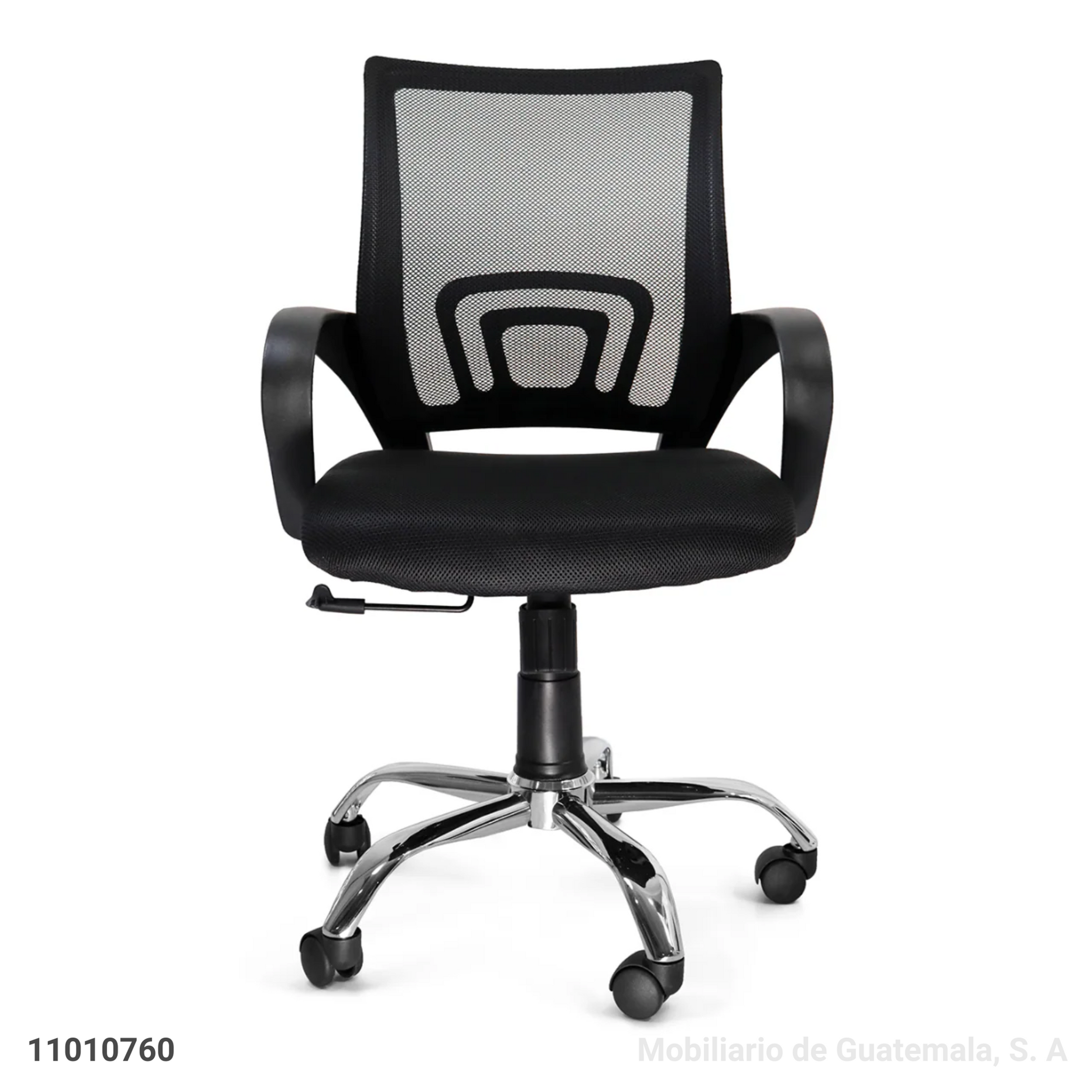 Silla Ejecutiva Black Jack Base Cromada