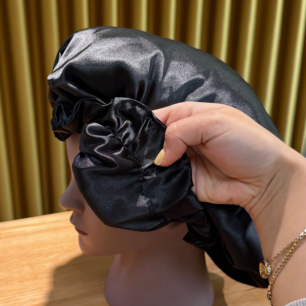 Miniatura: Gorro de satín doble capa
