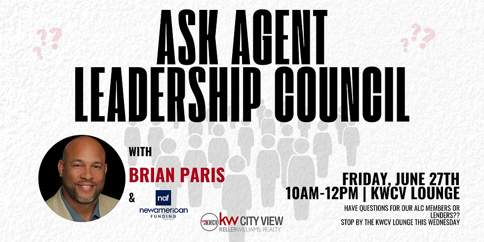 Ask Agent Leadership Council (ALC)
