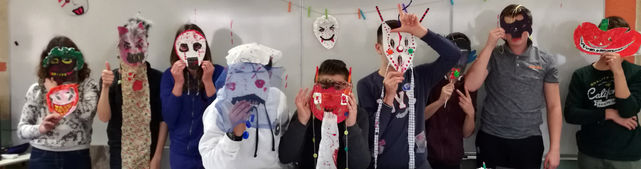 5ème1 - Le masque le plus terrifiant !