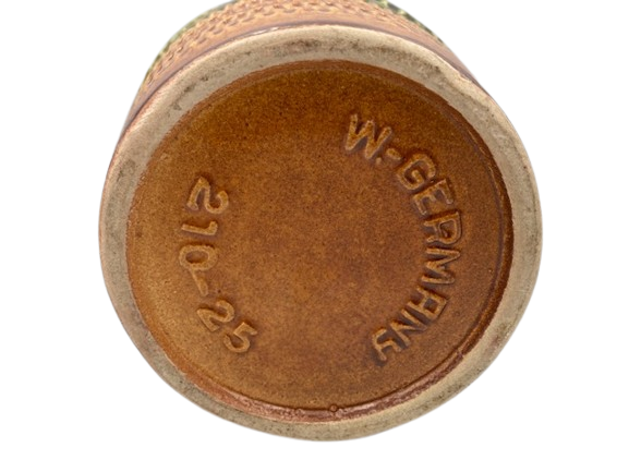 Thumbnail: West-Germany vaas bruin/groen 25 cm